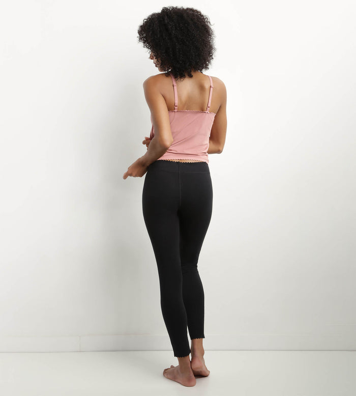 Dim Legging Femme Opaque En Coton Stretch Noir Body Touch Easy