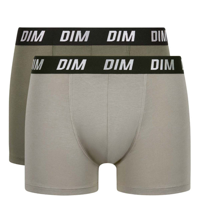 Dim Lot De 2 Boxers Homme à Thermorégulation Active Vert Regul Activ