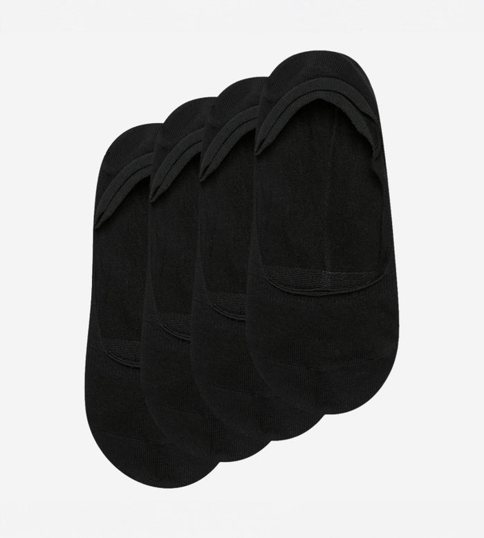 Dim Lot De 2 Paires De Protège-pieds Noirs En Coton Femme