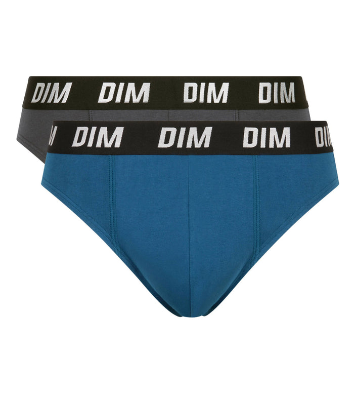 Dim Lot De 2 Slips Homme à Thermorégulation Active Bleu Parme Regul Activ