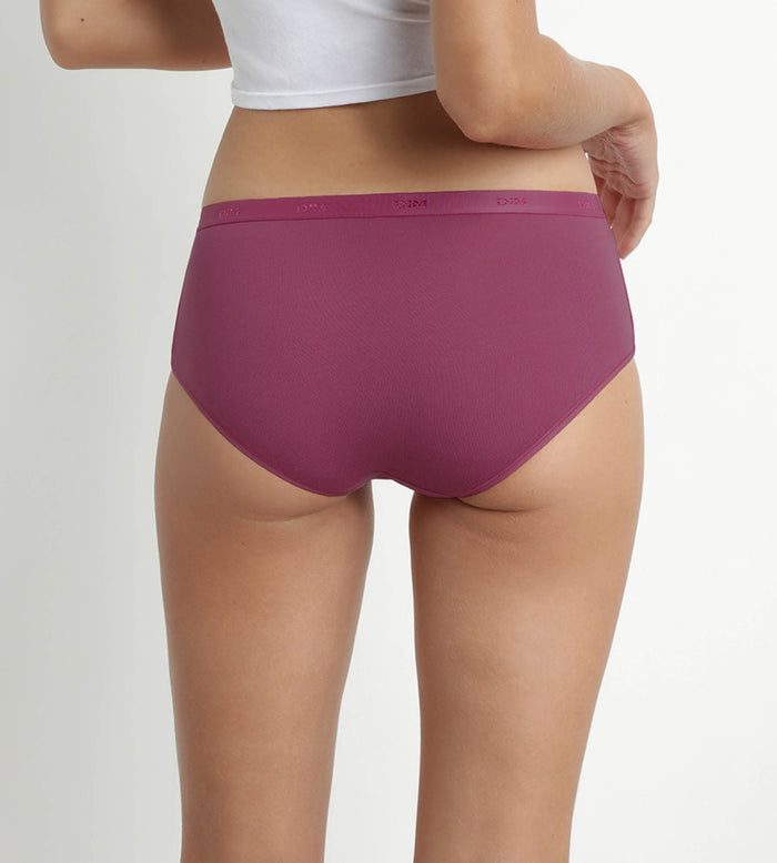 Dim Lot De 3 Boxers Femme Coton Stretch Rouge Vert Les Pockets Ecodim