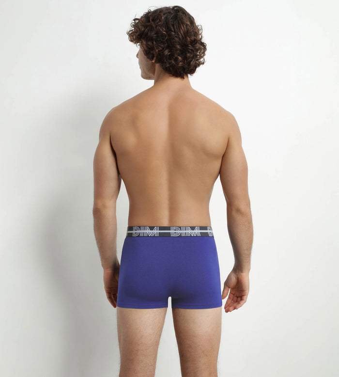 Dim Lot De 3 Boxers Homme à Ceinture 3D Noir Bleu Vert Dim Powerful