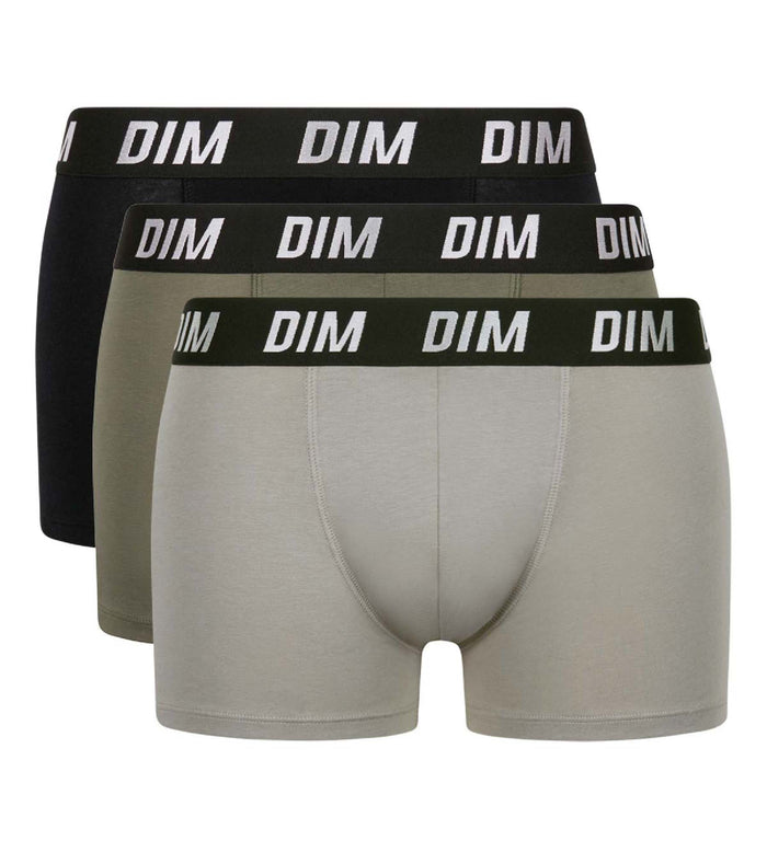 Dim Lot De 3 Boxers Homme à Thermorégulation Active Vert Regul Activ