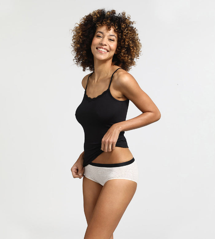 Dim Lot De 3 Boxers Nœud Noir En Coton Les Pockets