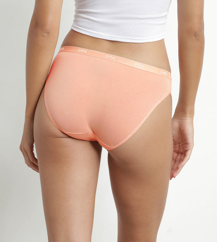 Dim Lot De 3 Culottes Coton Stretch Speculos Orange Les Pockets Ecodim