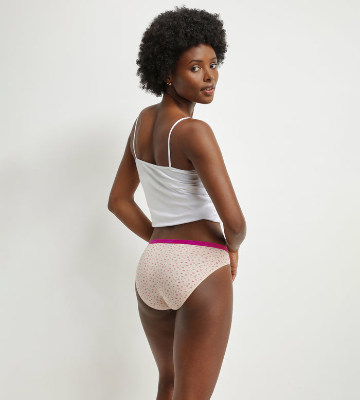 Dim Lot De 3 Culottes En Coton Stretch Aux Motifs Fluos Les Pockets