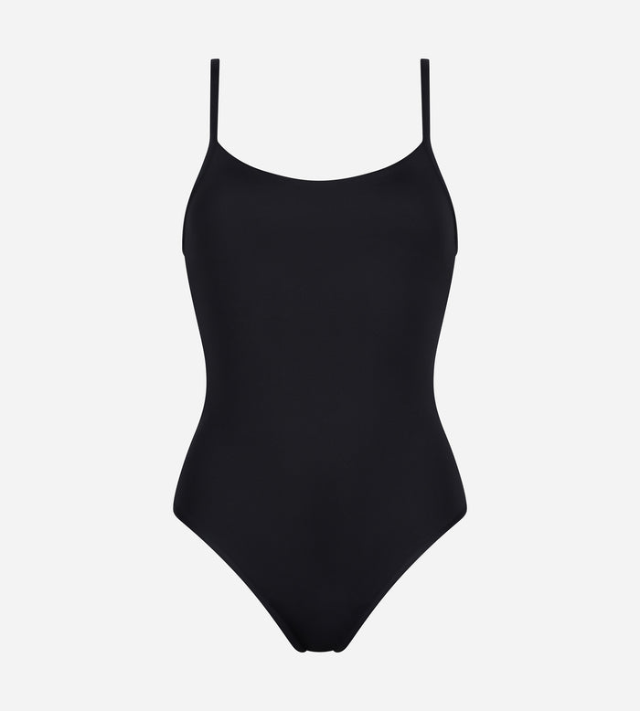 Dim Maillot De Bain Menstruel 1 Pièce Noir Flux Léger à Moyen Dim Protect