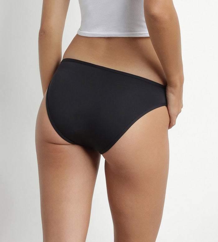 Dim Maillot De Bain Menstruel Slip Noir Flux Léger à Moyen Dim Protect