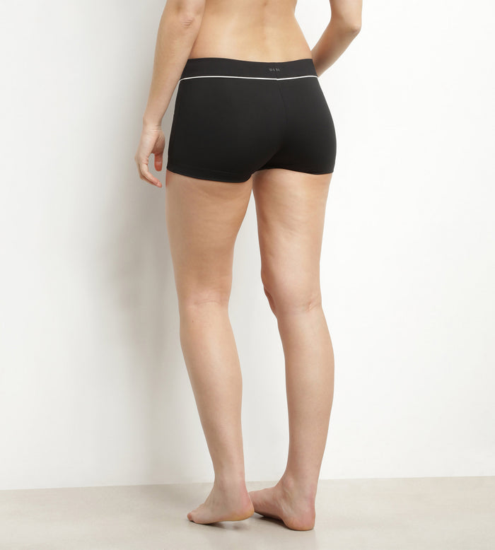 Dim Shorty De Bain Femme En Microfibre Noire Dim Move