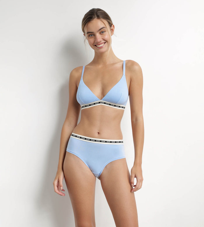 Dim Shorty Femme En Coton Modal Bleu Azur Dim Icons Essentiel