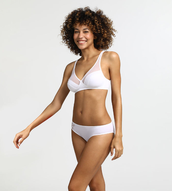 Dim Soutien-gorge Emboitant Sans Armatures Blanc Generous Dim