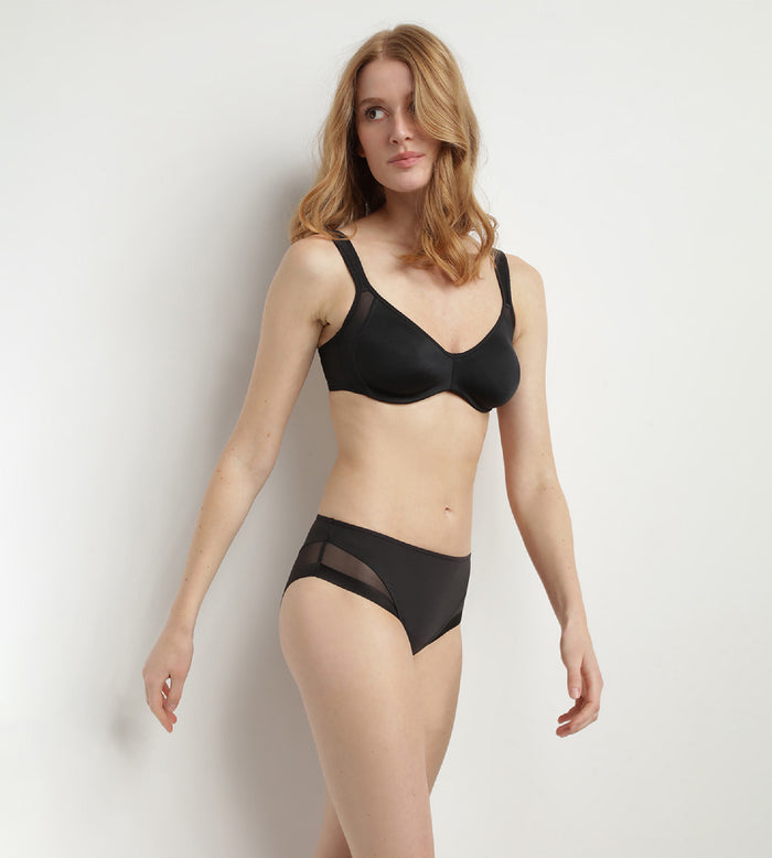 Dim Soutien-gorge Minimiseur Avec Armatures Noir Generous Minimizer Dim