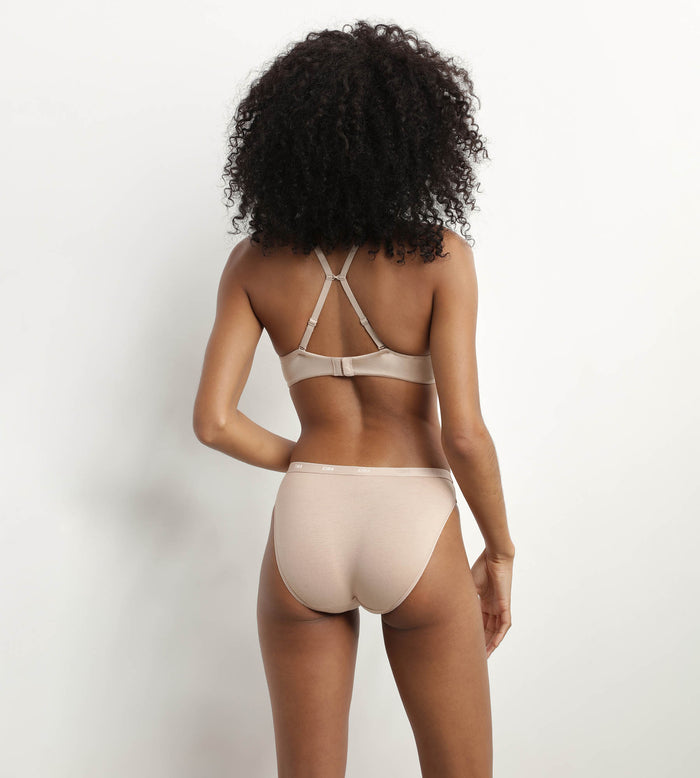 Dim Soutien-gorge Push Up à Armatures En Microfibre Nude Dim Beyond Sexy