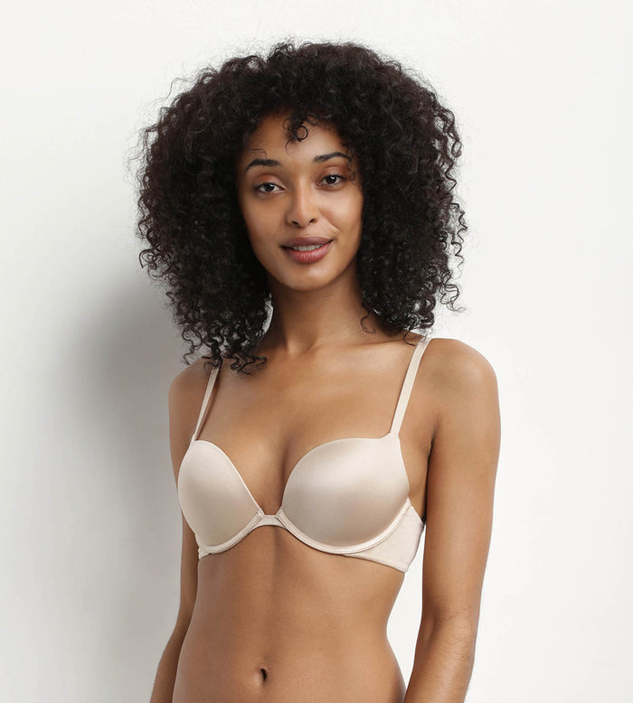 dim Soutien-gorge push up à armatures en microfibre Nude Dim Beyond Sexy