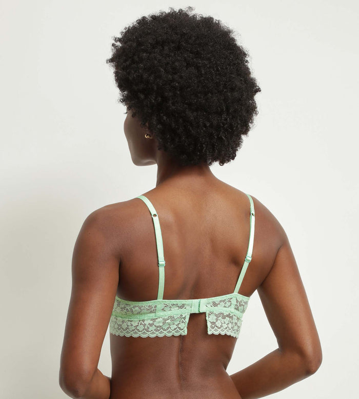 Dim Soutien-gorge Triangle En Dentelle Florale Vert D’Eau Daisy Lace
