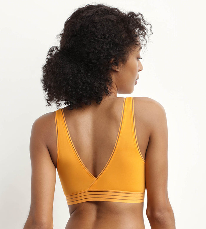 Dim Soutien-gorge Triangle Sans Armature En Microfibre Jaune Oh My Dim’s