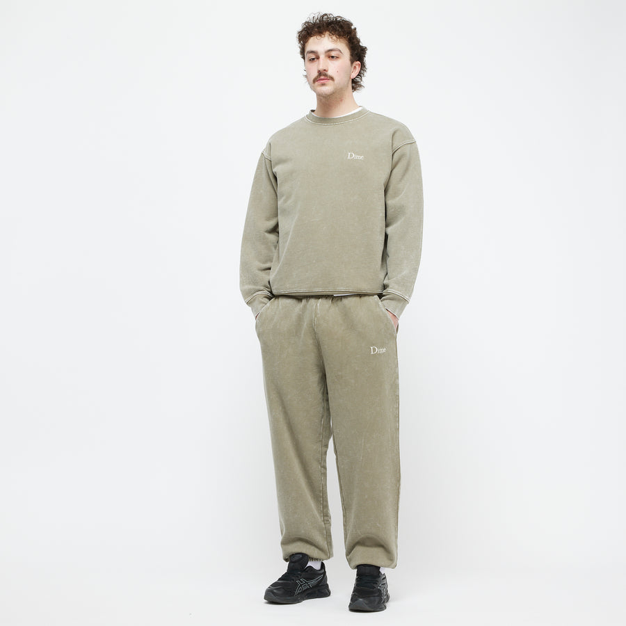 Dime Crewneck Classic French Terry Faded Cement
