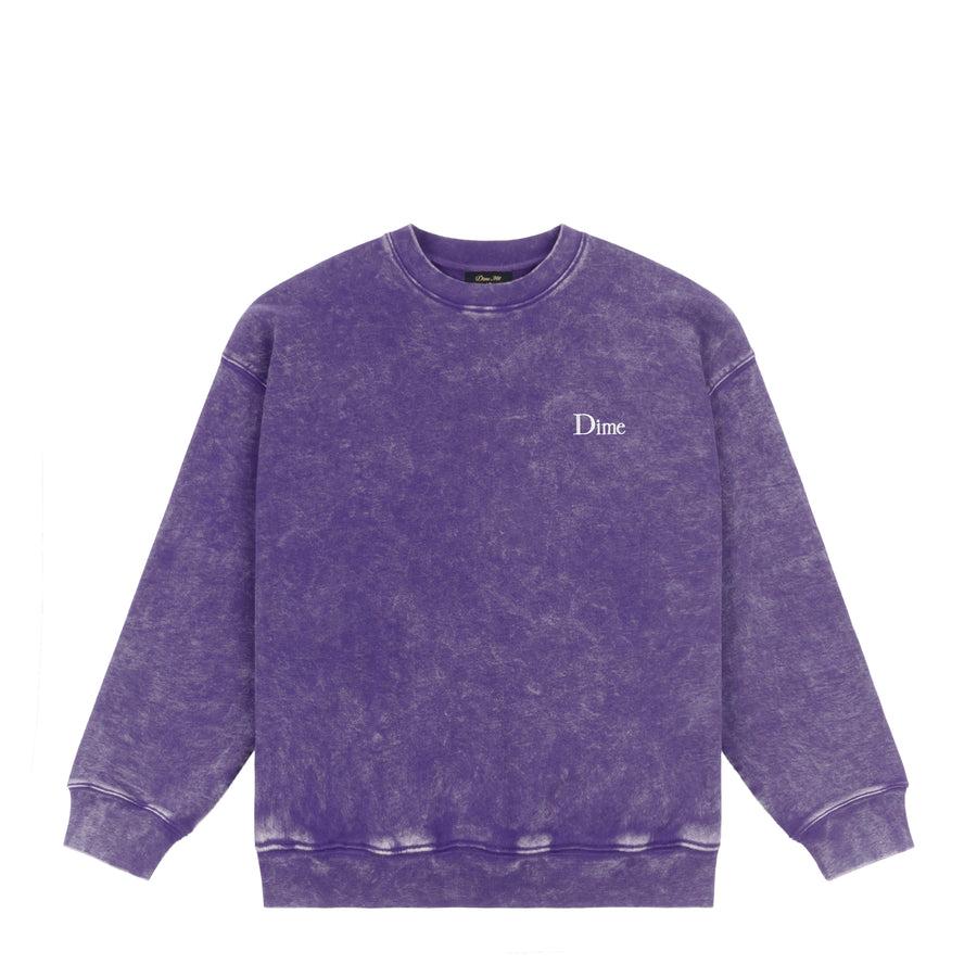 Dime Crewneck Classic French Terry Faded Iris