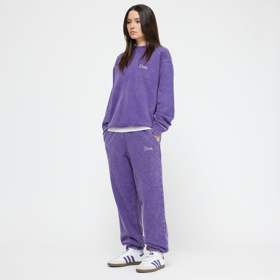 dime Crewneck Classic French Terry Faded iris