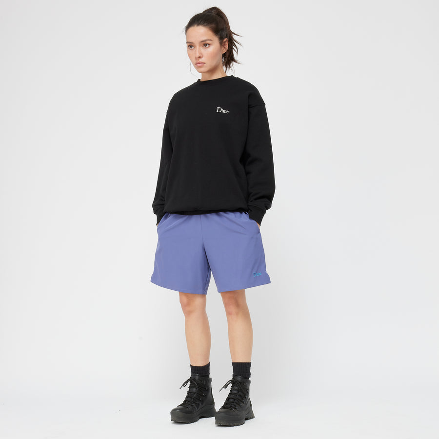 Dime Crewneck Classic Small Logo Black