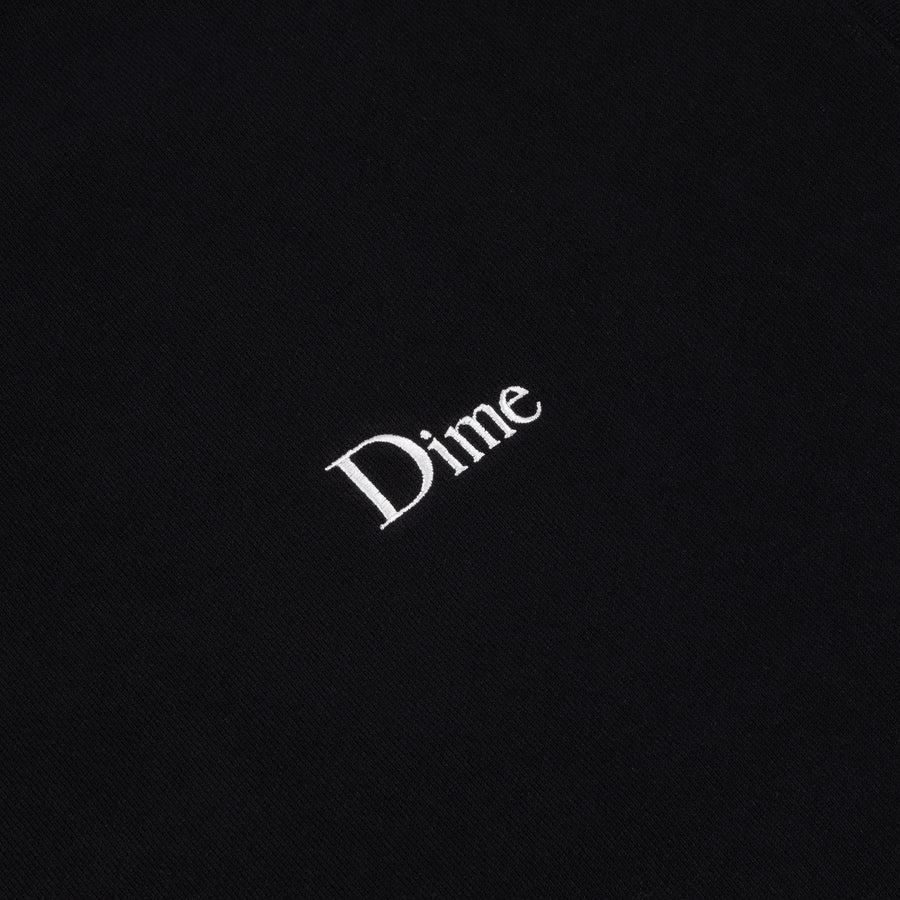 Dime Crewneck Classic Small Logo Black