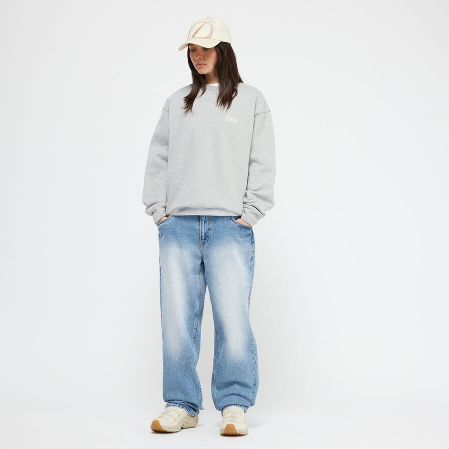 dime Crewneck Classic Small Logo Heather gray