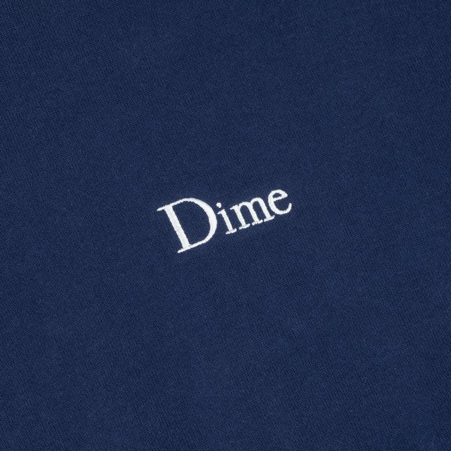 Dime Crewneck Classic Small Logo Navy
