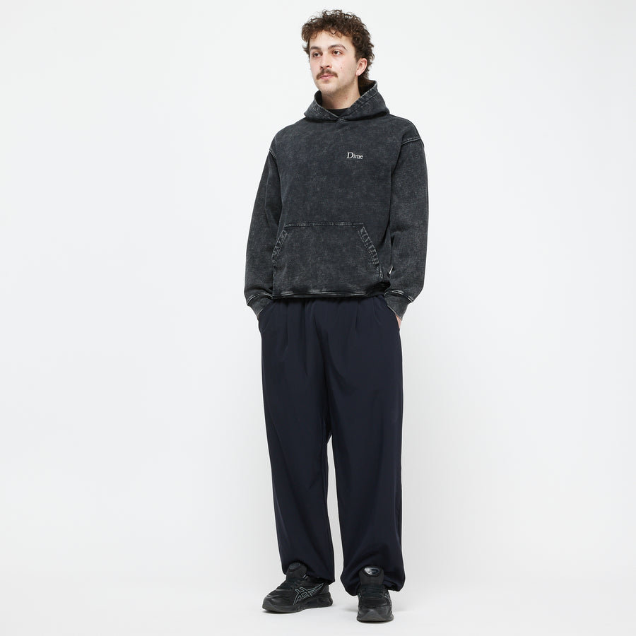 Dime Hoodie Classic French Terry Faded Black