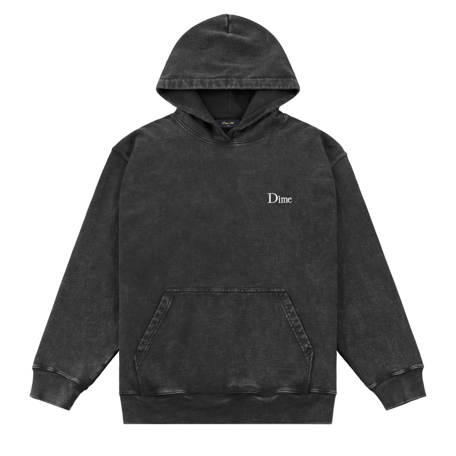 Dime Hoodie Classic French Terry Faded Black