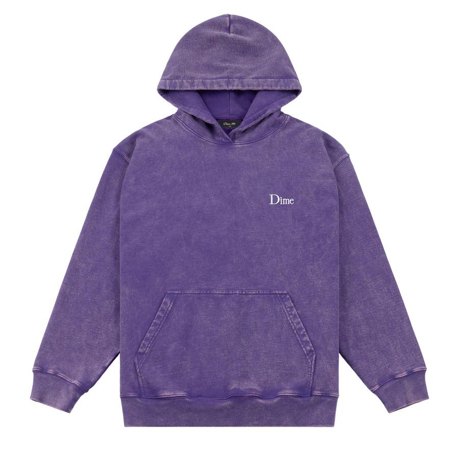 Dime Hoodie Classic French Terry Faded Iris