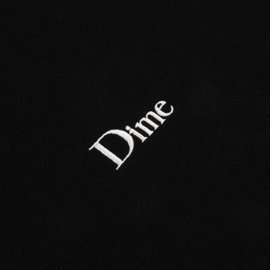 Dime Hoodie Classic Small Logo Black