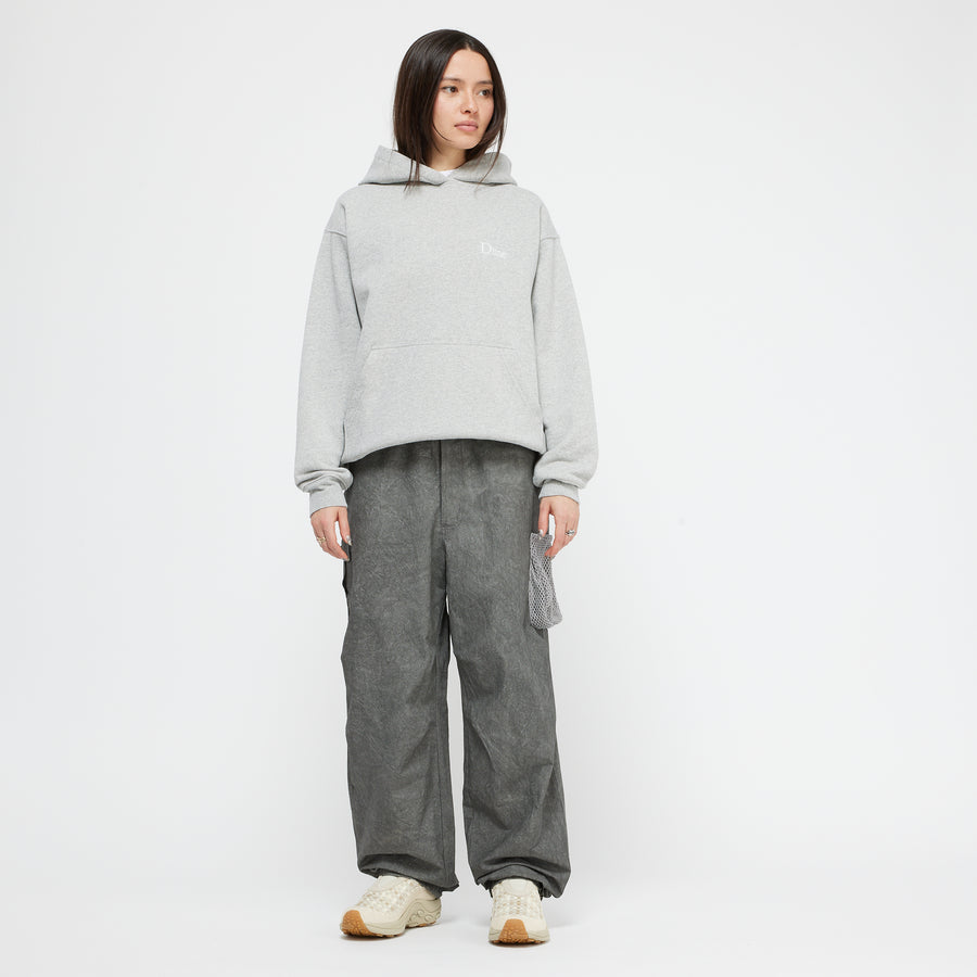 Dime Hoodie Classic Small Logo Heather Gray