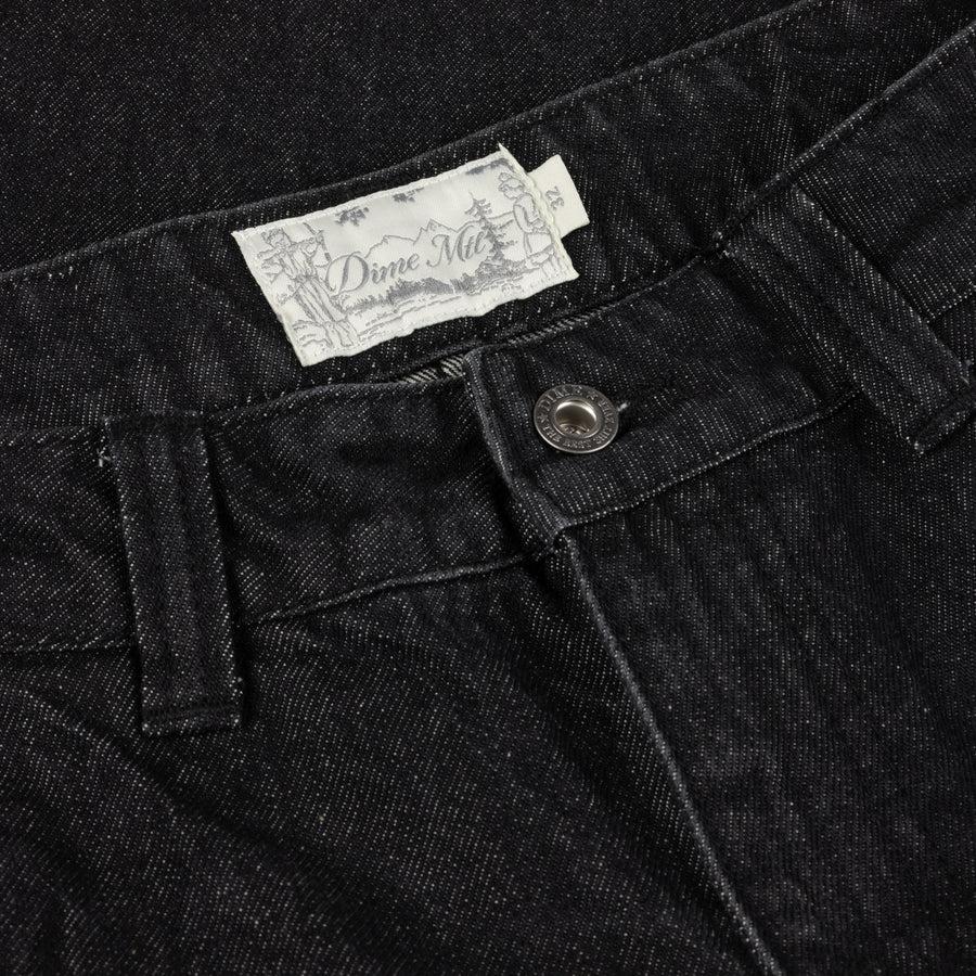 Dime Pantalon Classic Baggy Denim Black Washed