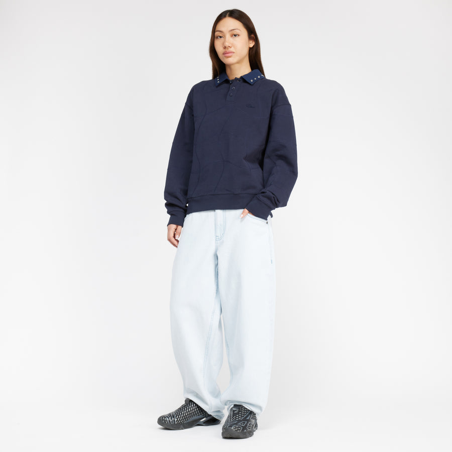 dime Pantalon Classic Baggy Denim Light washed