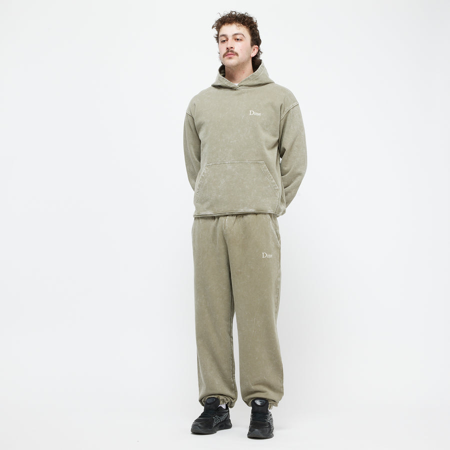 dime Pantalon Classic French Terry Faded cement