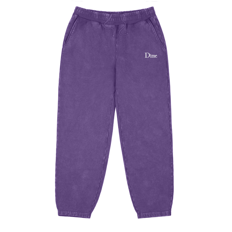 Dime Pantalon Classic French Terry Faded Iris