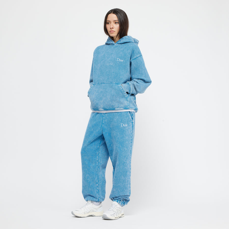 dime Pantalon Classic French Terry Faded sky