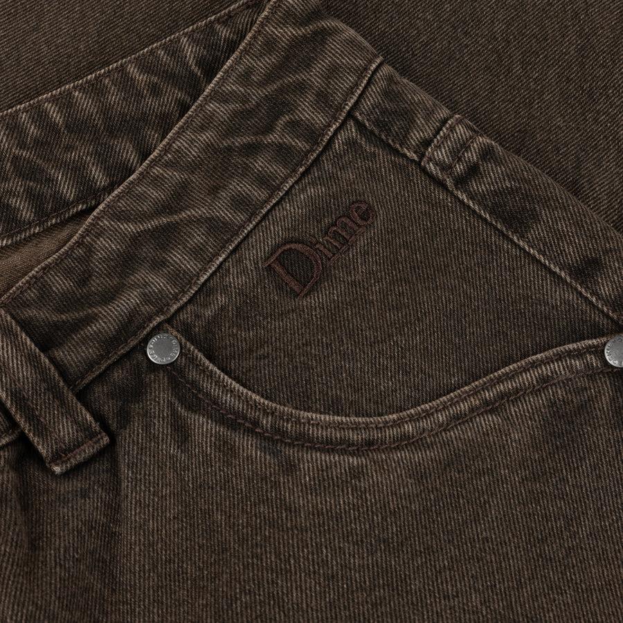 Dime Pantalon Classic Relaxed Denim Faded Brown