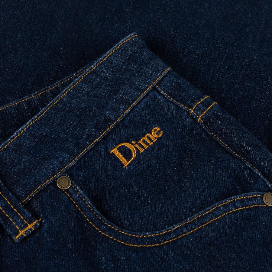 Dime Pantalon Classic Relaxed Denim Indigo