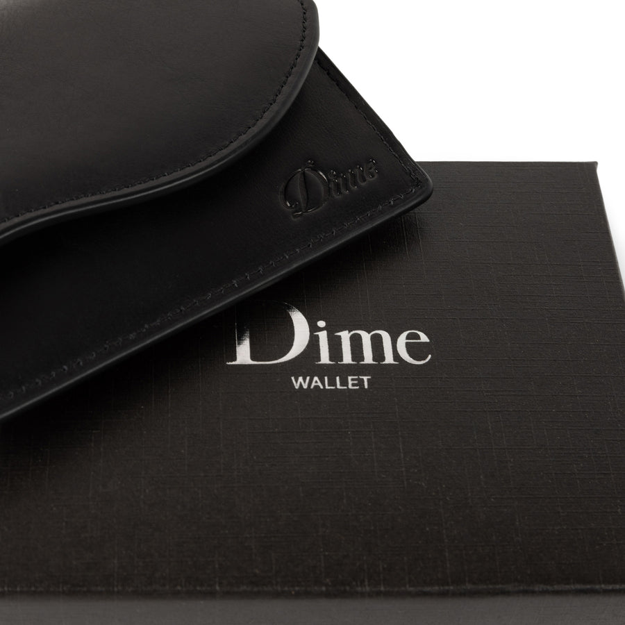 Dime Porte-monnaie Chain Leather Black