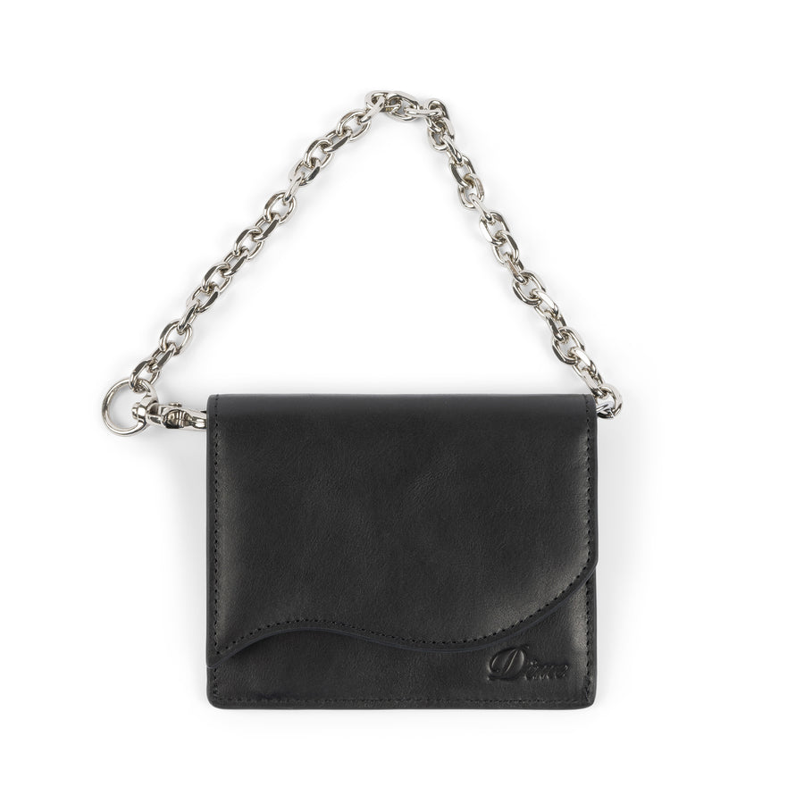 dime Porte-monnaie Chain Leather Black