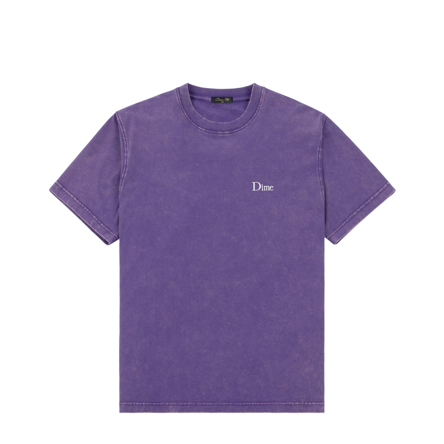 Dime T-Shirt Classic Small Logo Faded Iris