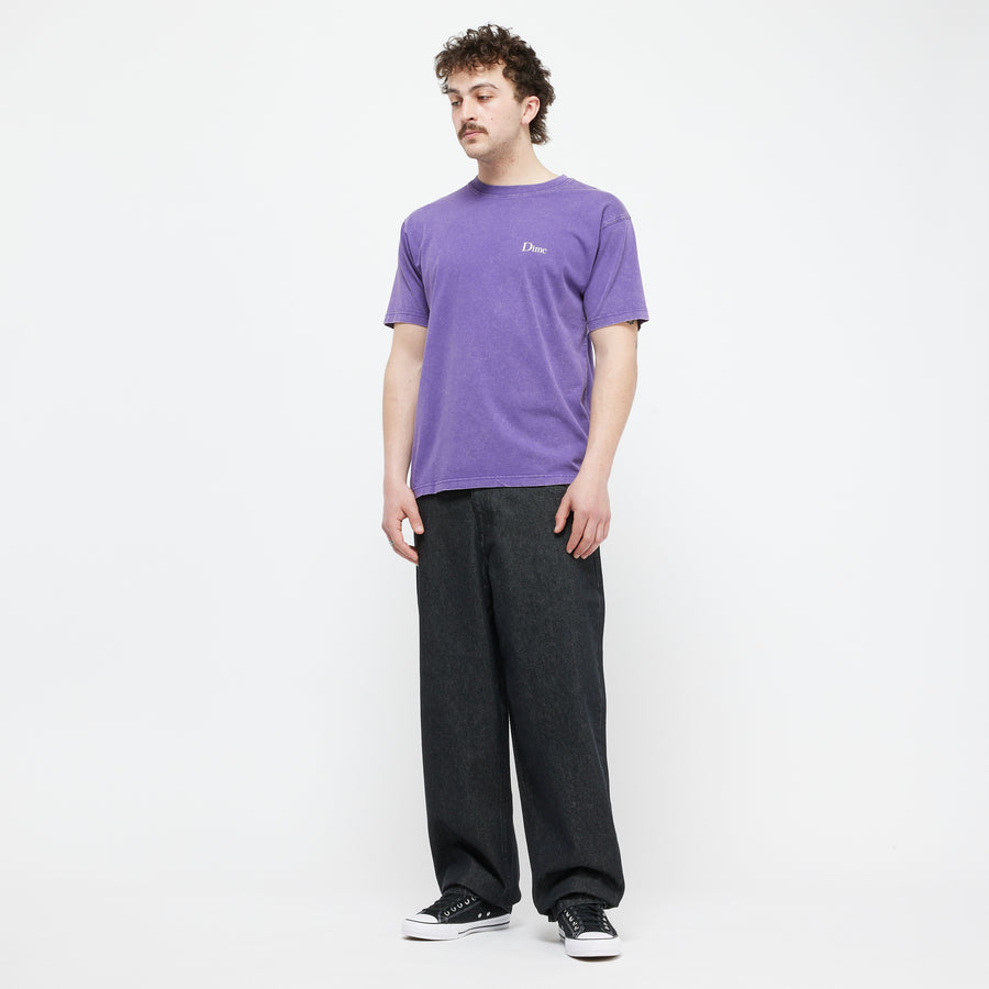 dime T-Shirt Classic Small Logo Faded iris