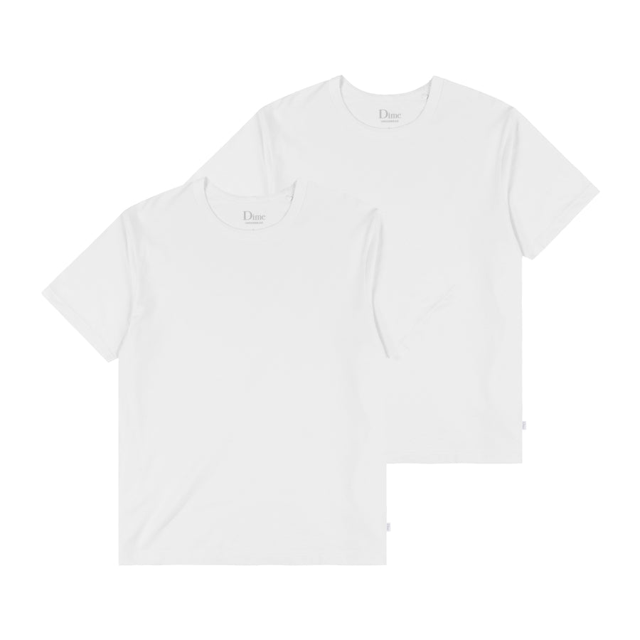 Dime T-Shirt Dime 2 Pack White