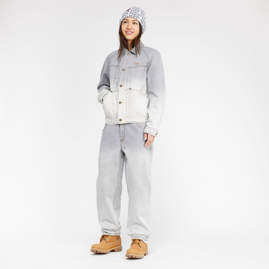 dime Pantalon Classic Relaxed Denim Dipped sandblasted gray