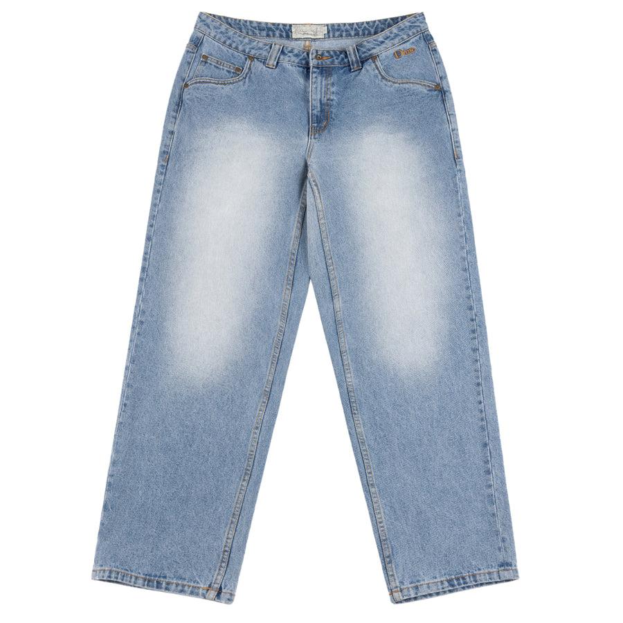 Dime Pantalon Classic Relaxed Denim Sandblasted Blue