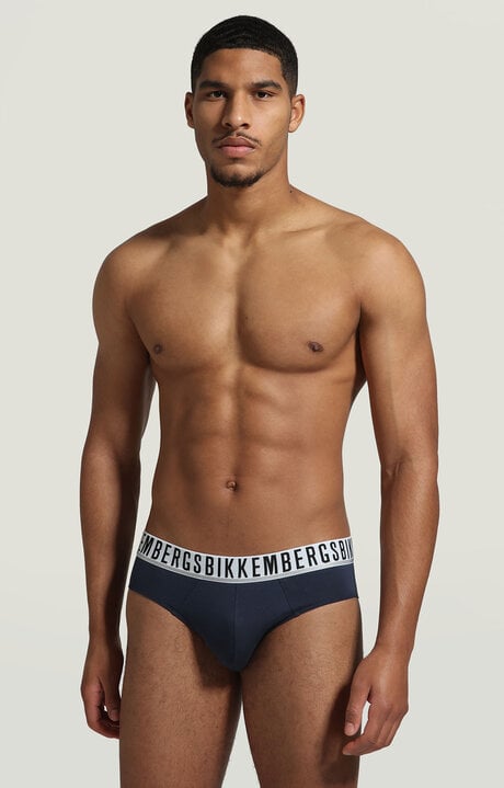 dirk bikkembergs 2-pack men's briefs in stretch cotton