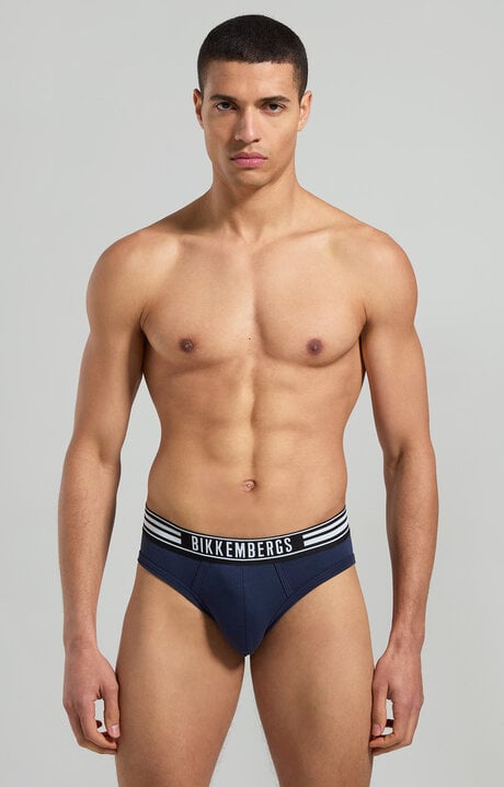 Dirk Bikkembergs 2-pack Men's Briefs With Striped Details