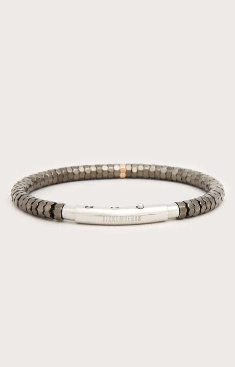 Dirk Bikkembergs Bikkembergs Men's Bracelet With Hexagons And Diamonds