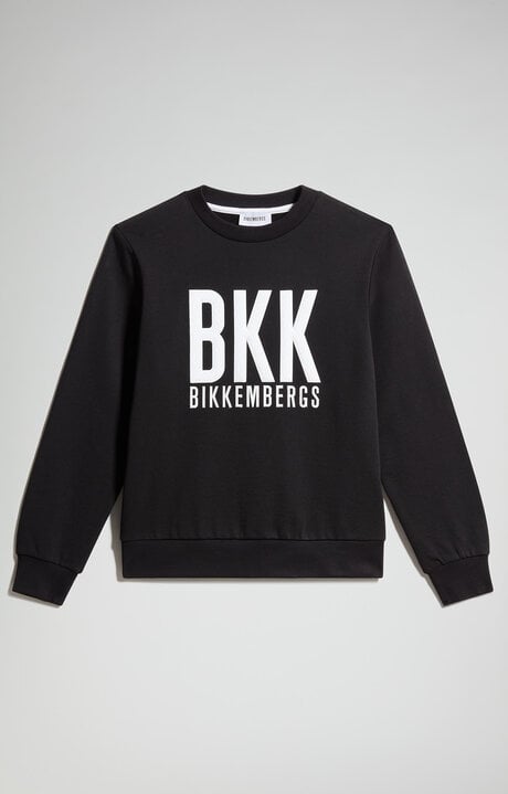 dirk bikkembergs Boy's sweatshirt with contrast print